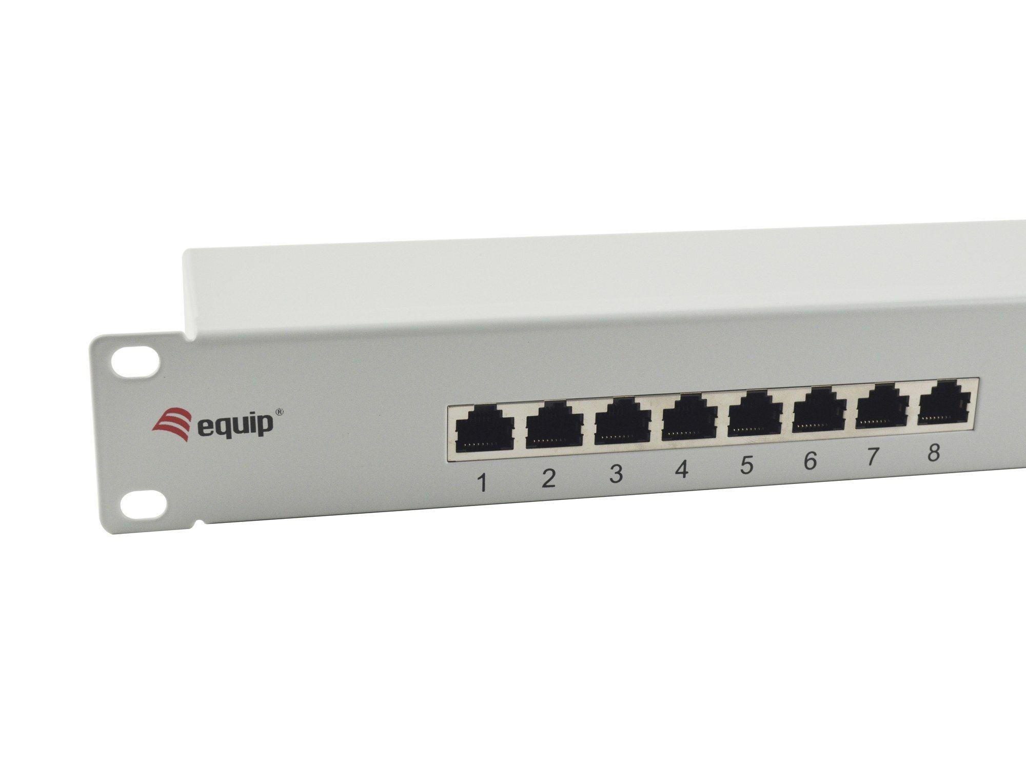 Painel de Patch EQUIP 326317 (16 portas RJ-45 - Cat6 FTP - 19" - 1U - Cinzento) — miniatura 2