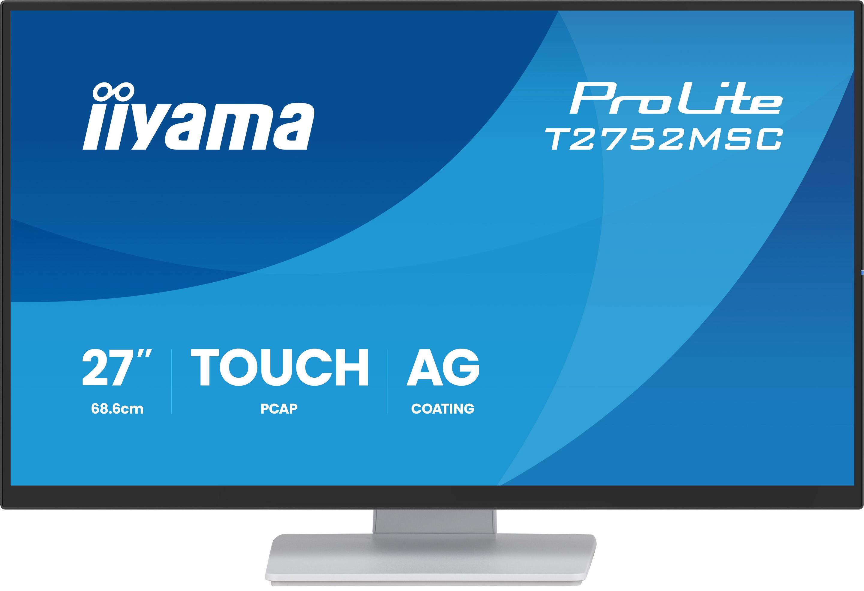 Monitor IIYAMA ProLite T2752MSC-W1AG (27" - IPS - 100 Hz - Branco) — miniatura 3