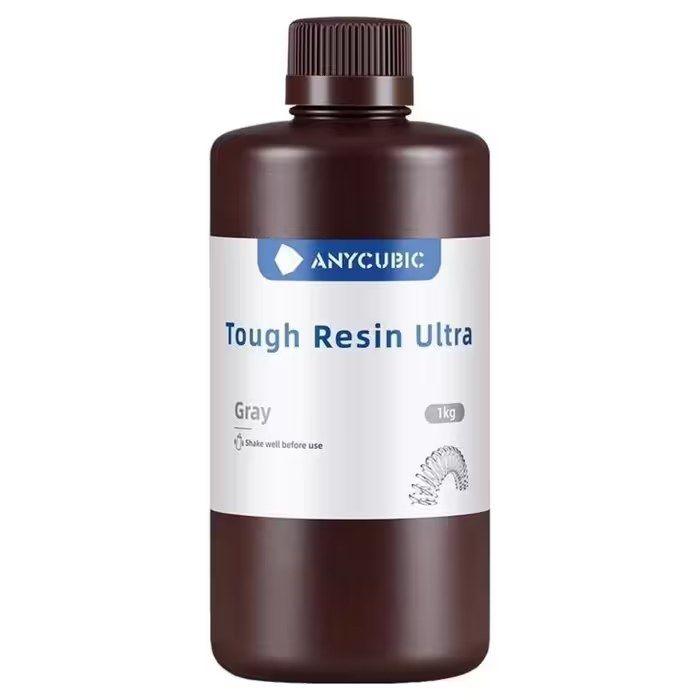 Resina para Impressora 3D ANYCUBIC Tough Resin Ultra (1 kg - Cinza)