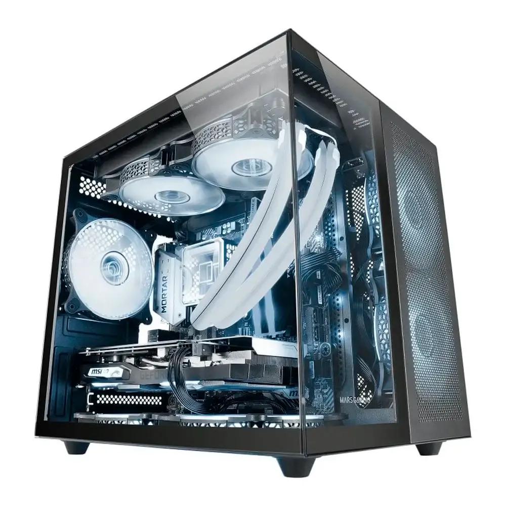 Caixa PC MARS GAMING MC-NOVAM (Micro-ATX, Mini-ITX - Mini Tower - micro-ATX, Mini-ATX - Preto) — miniatura 2