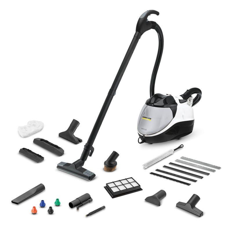Máquina de Limpeza a Vapor KÄRCHER SV7 (Altura 34 cm - Branco e Preto)