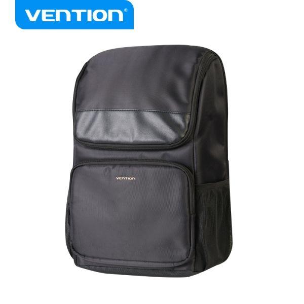 Mochila VENTION Hélix Tech KROB0 (19 L - Tecido Oxford - 15,6 polegadas - Preto)
