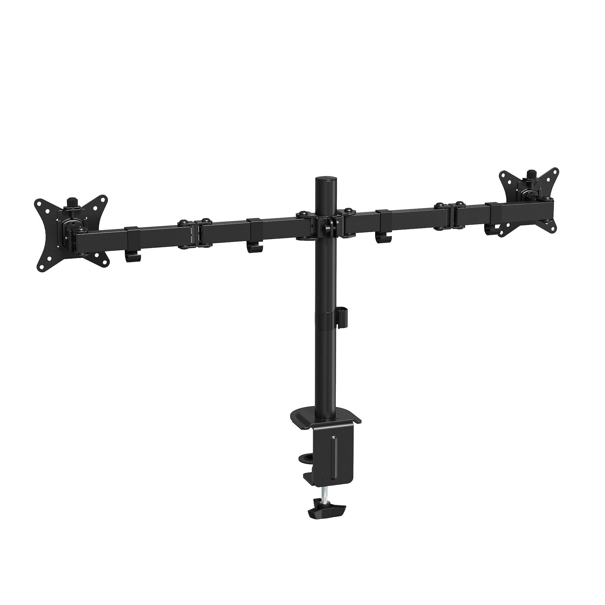 Suporte de Secretária para Dois Monitores EWENT EW1512 (10-32" - até 16 kg - Preto), miniatura 2