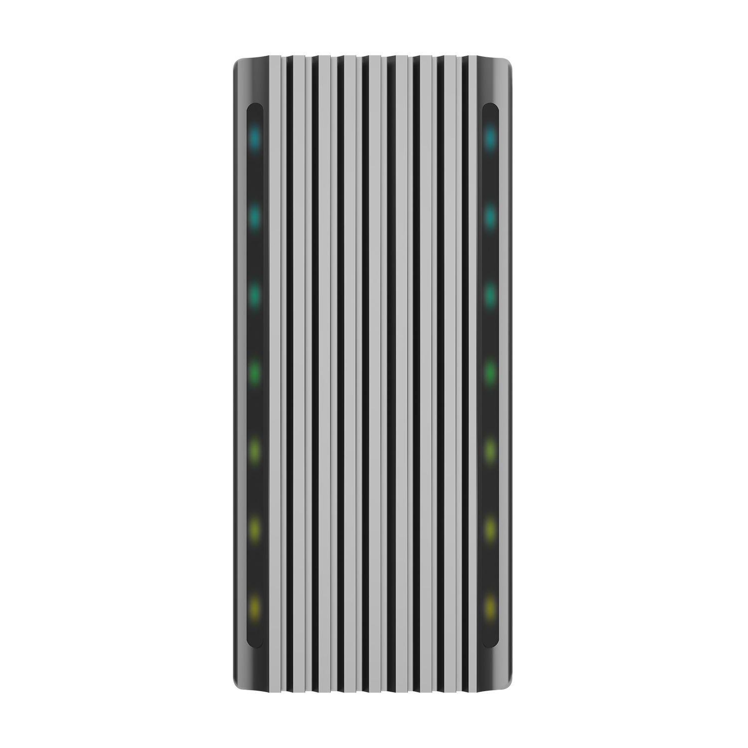 Caixa Externa M.2 AISENS ASM2-RGB011GR (2 TB - M.2 - SATA - Cinzento) — miniatura 2