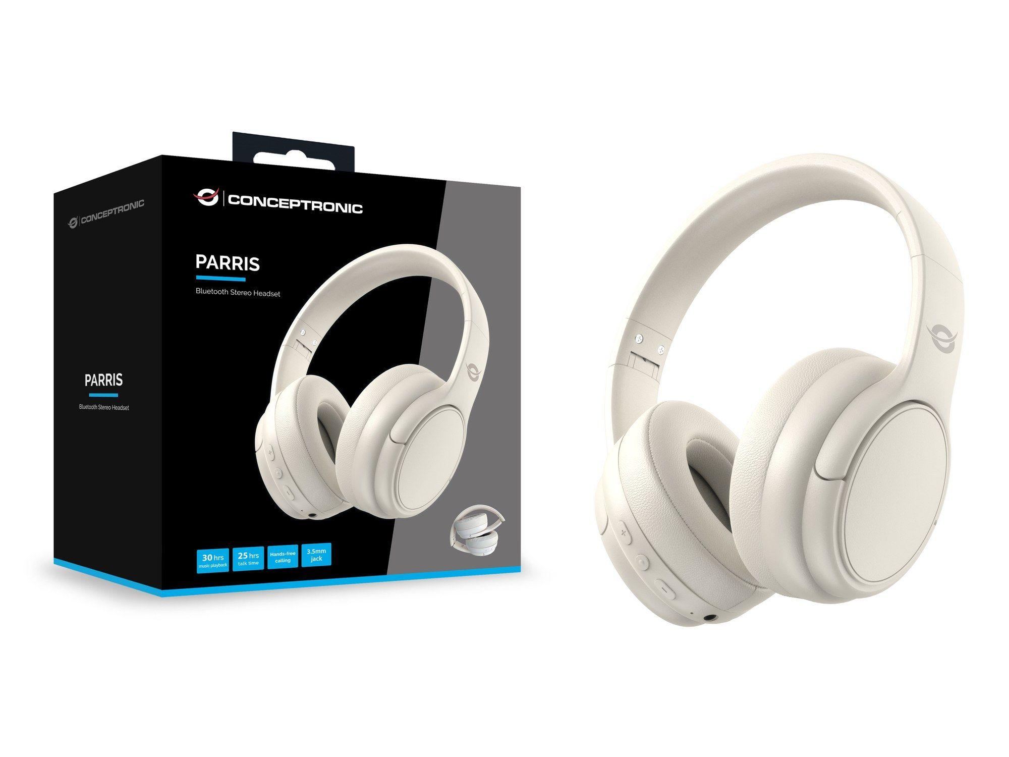 Auscultadores CONCEPTRONIC PARRIS03C (Binaural - Com fios e sem fios - Circum-aural - Creme), miniatura 3