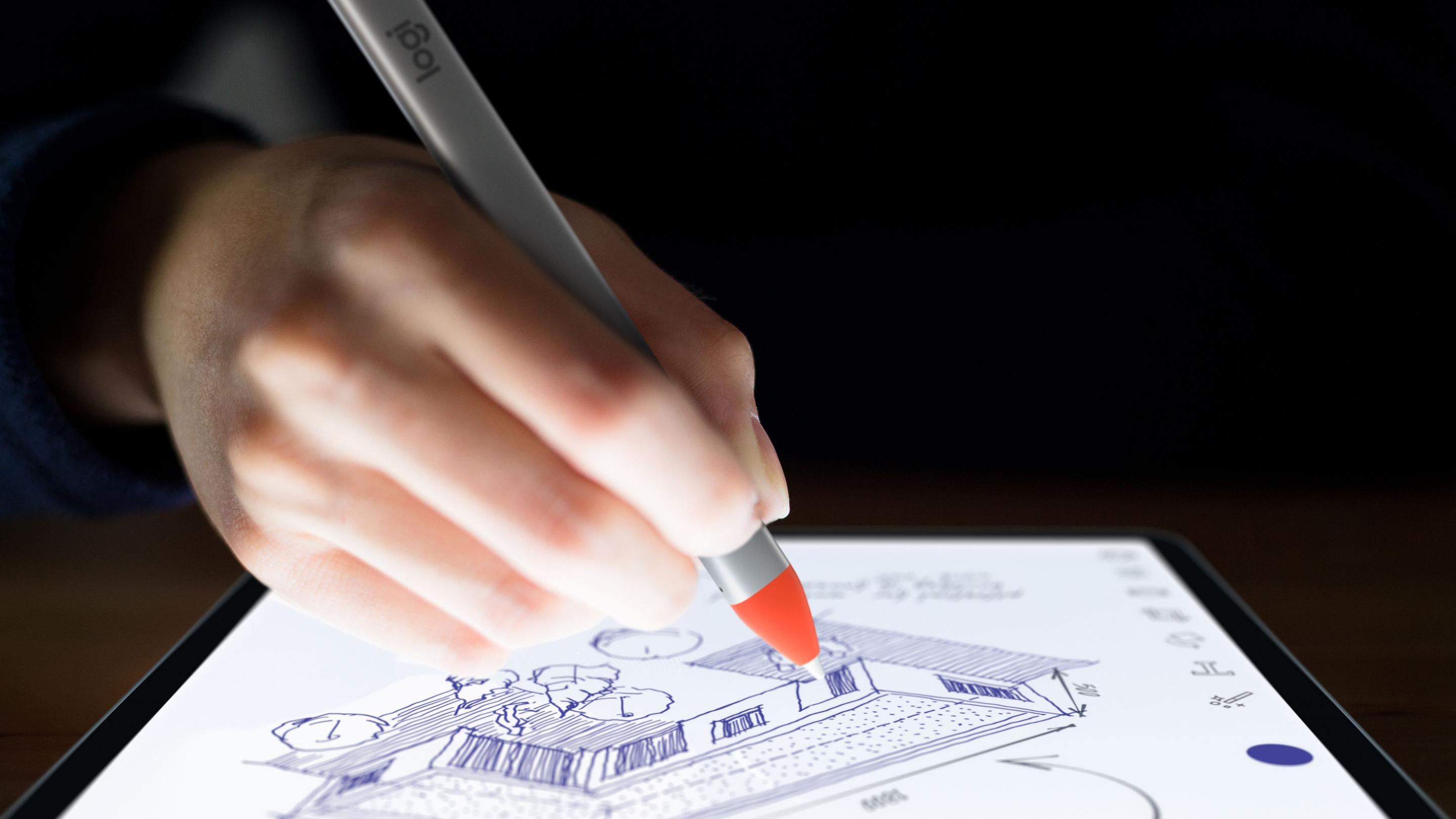 Caneta Digital LOGITECH Crayon (Apple - Laranja) — miniatura 9