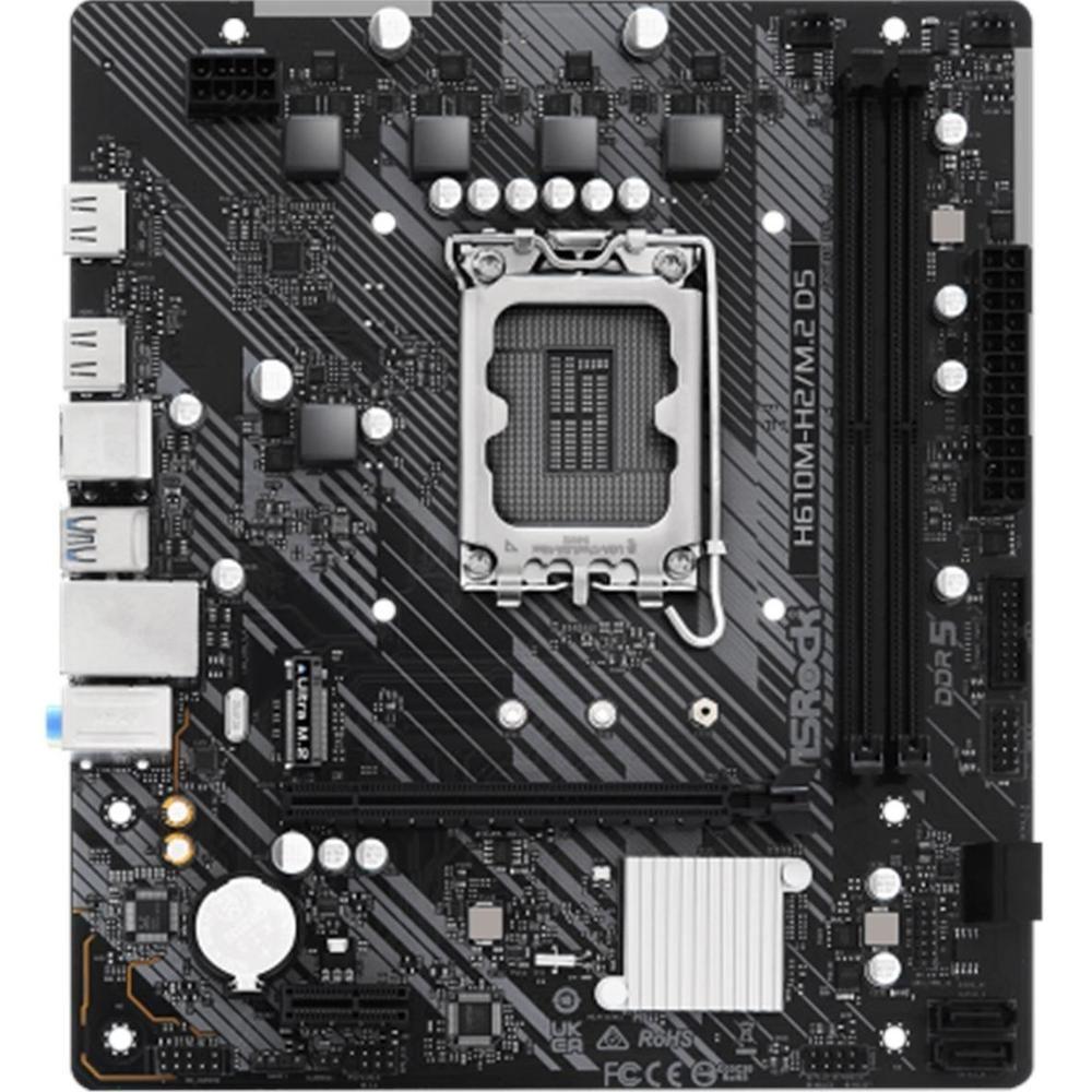 Motherboard ASROCK H610M-H2/M.2 D5 (LGA 1700 - micro ATX - Duplo canal)