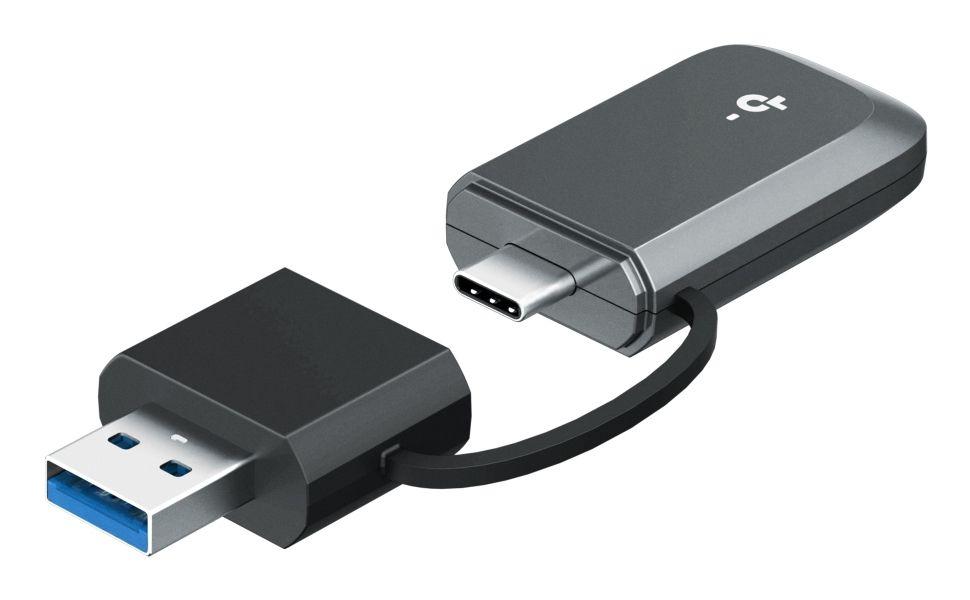 Adaptador USB Wi-Fi TP-LINK Archer TBE230U(EU) (Wi-Fi 7 - 2882 Mbps - Dual-band - Preto/Cinzento) — miniatura 2