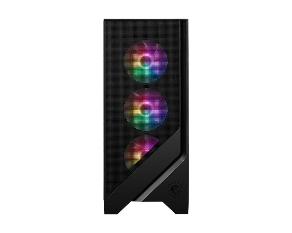 Caixa PC MSI MAG FORGE 120A AIRFLOW (ATX, micro ATX, Mini-ITX - ATX, SFX, SFX-L - Midi Tower - Preto e Transparente) — miniatura 3