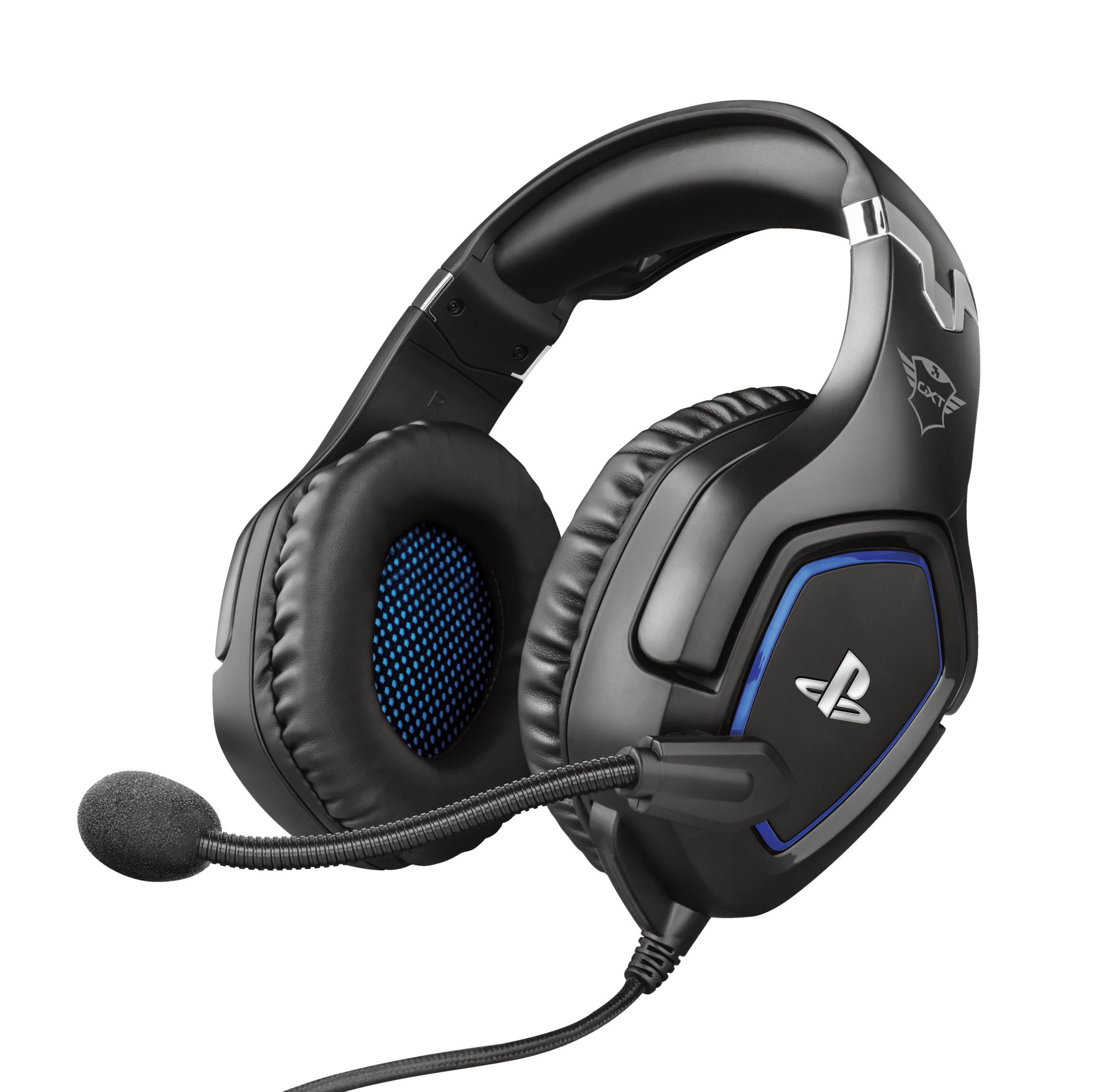 Headset Gaming TRUST GXT 488 Forze PS4 (Binaural - Com fios - Circum-aural - Preto), miniatura 2