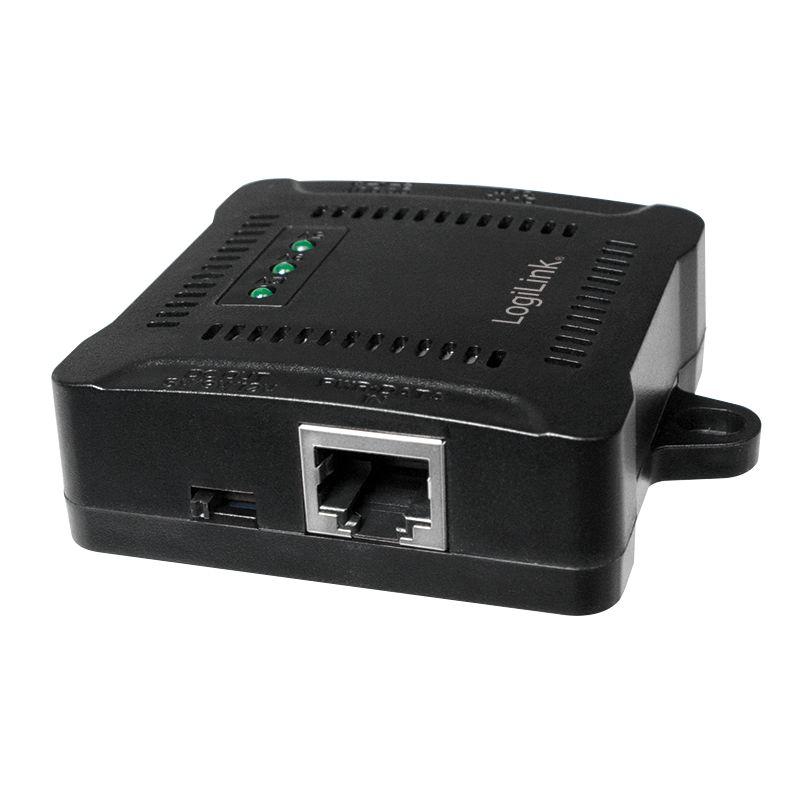 Adaptador PoE LOGILINK POE005 (Gigabit Ethernet - 1 unidade - 10,100,1000 Mbit/s - Preto), miniatura 3
