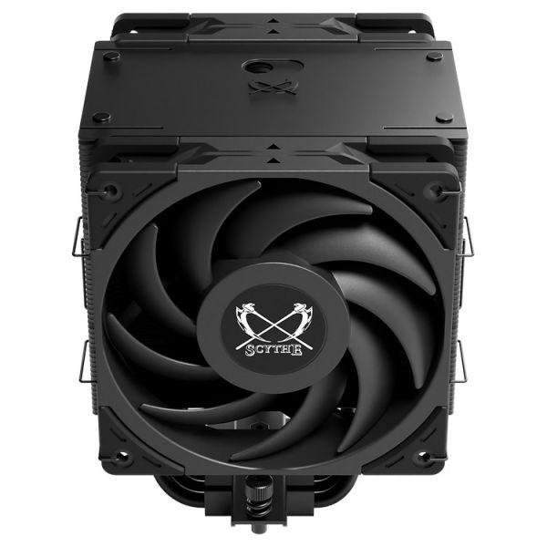 Cooler de CPU SCYTHE Mugen 6 Dual Fan Black Edition (12 cm - 2 x WonderTornado 120 - 2000 RPM - Preto), miniatura 3