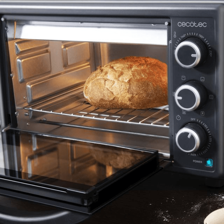 Mini Forno Independente CECOTEC Bake&Toast 2600 Black 4Pizza (1500 W - 26 L - Rotativo - Preto), miniatura 4