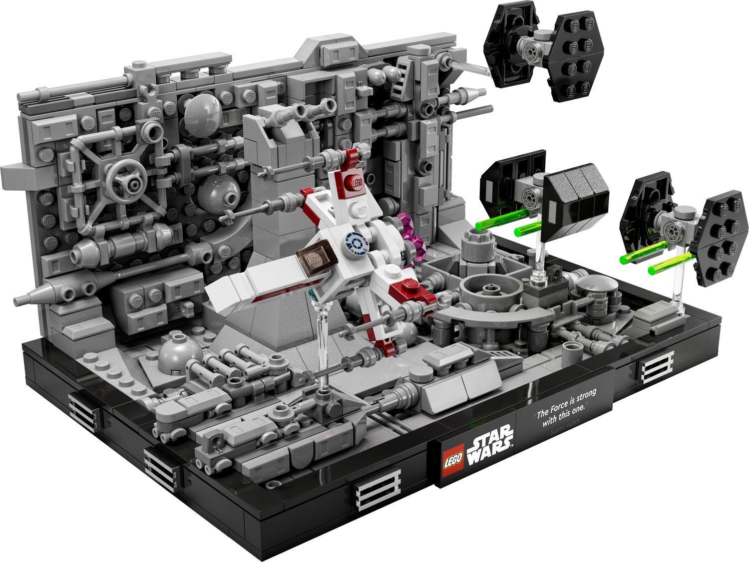 LEGO 75329 Star Wars Diorama: O Ataque à Death Star (18+ anos - 665 peças)