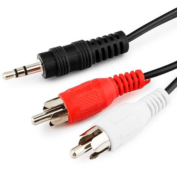 Cabo Adaptador Áudio GEMBIRD CCA-458 (1,5 m - Jack 3,5 mm - 2 x RCA - Preto), miniatura 4
