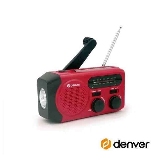 Rádio de Emergência DENVER SCR-2010 (Vermelho), miniatura 2
