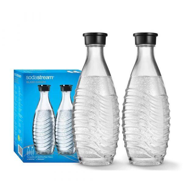 Garrafa de Carbonatação SODASTREAM Crystal Penguin Twin Pack (Altura 270 mm (embalagem) - Transparente)