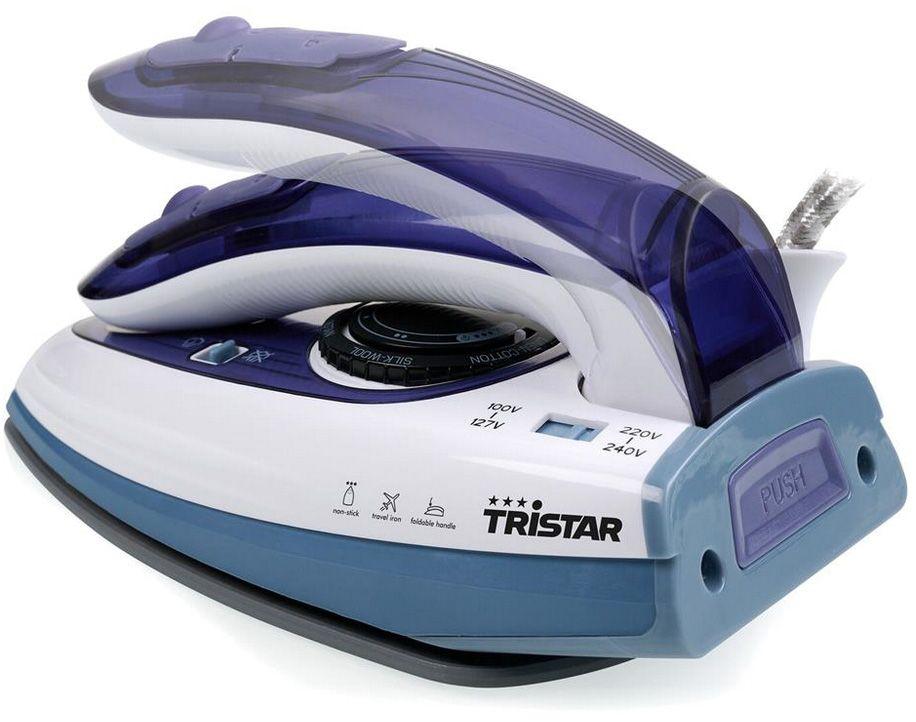 Ferro de Engomar a Vapor de Viagem TRISTAR ST-8152 (1100 W - 0,06 l - Base de cerâmica - Azul), miniatura 5