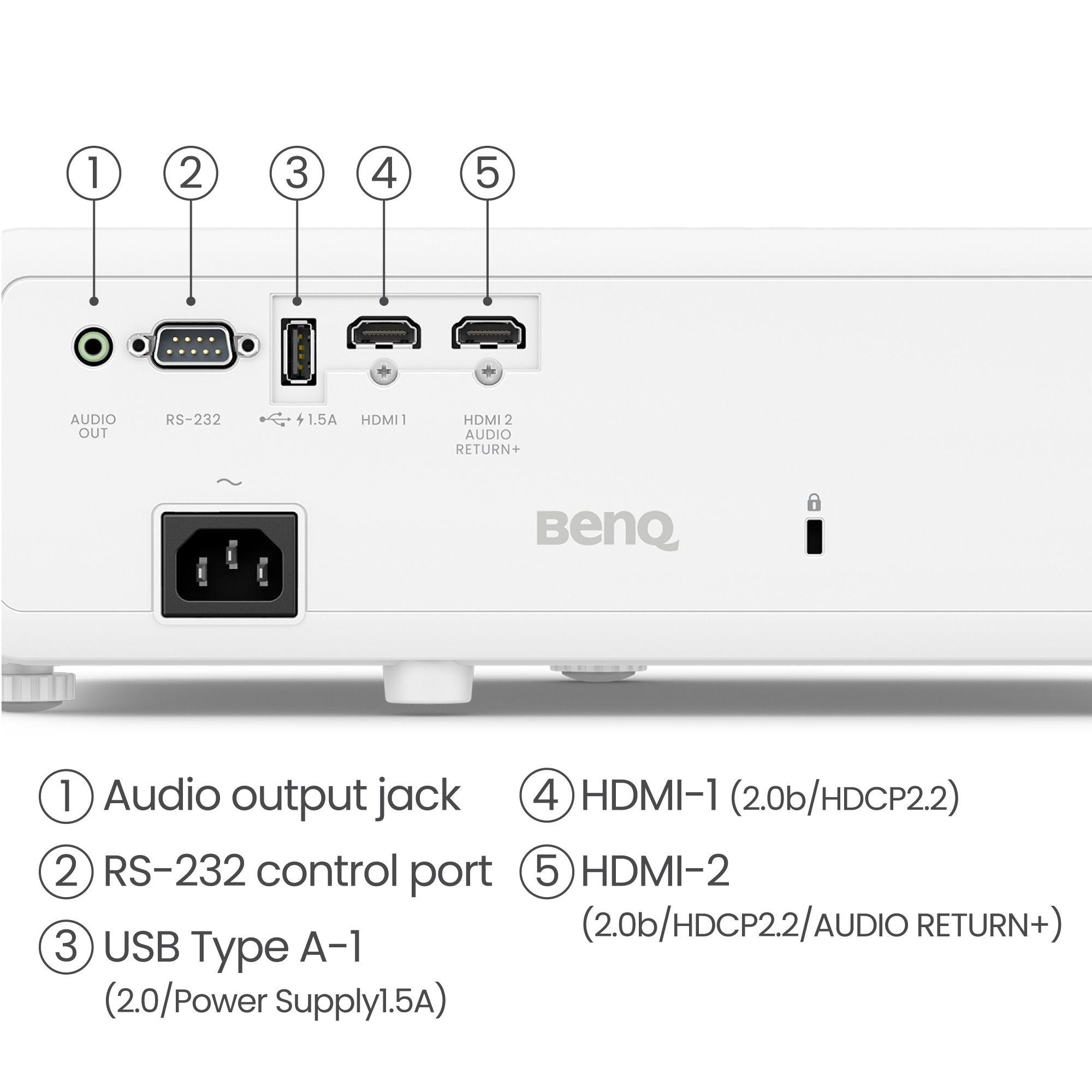 Projetor Gaming BENQ TK710 (UHD 4K - 3200 ANSI lumens - Laser - Preto e Branco) — miniatura 6