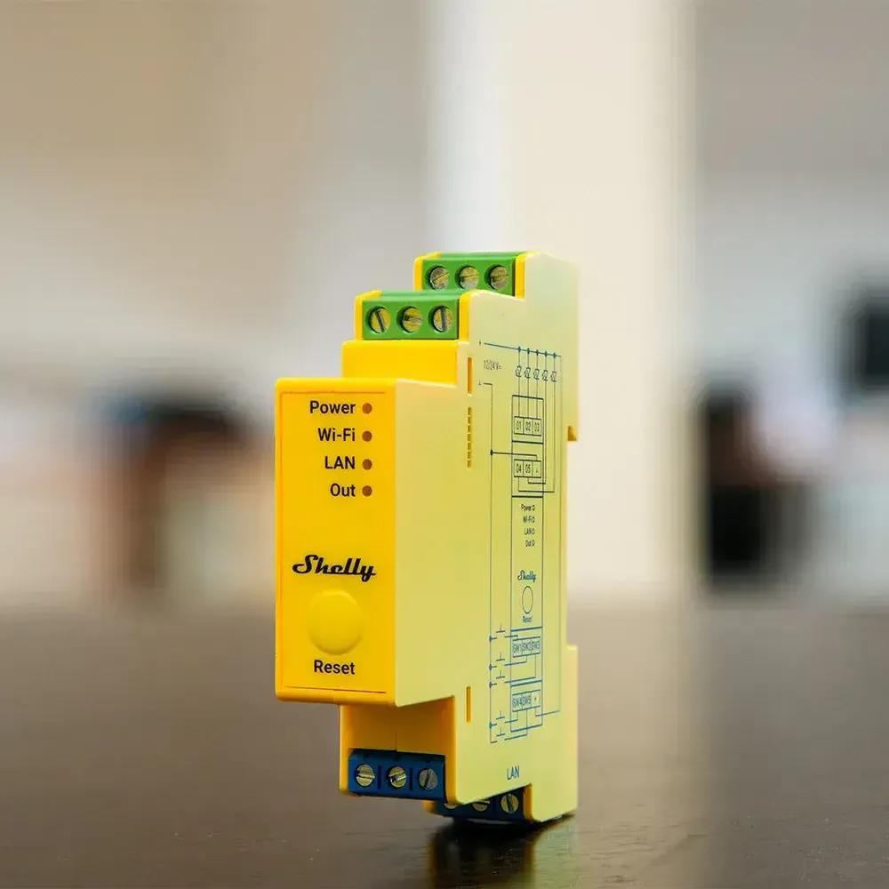 Controlador de Iluminação LED SHELLY Pro RGBWW PM (Plástico - Amarelo) — miniatura 4