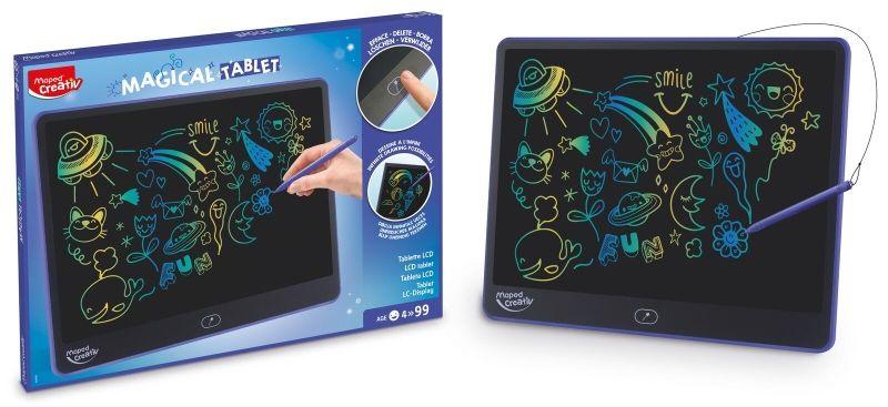 Tablet de Desenho LCD MAPED Magical Tablet XL (A partir dos 4 anos - Linhas a cores)