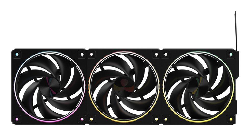 Ventoinha de Caixa ZALMAN ZM-DF120 A3 BLACK (PBT e PC - ARGB - 3,36 W - Preto), miniatura 5