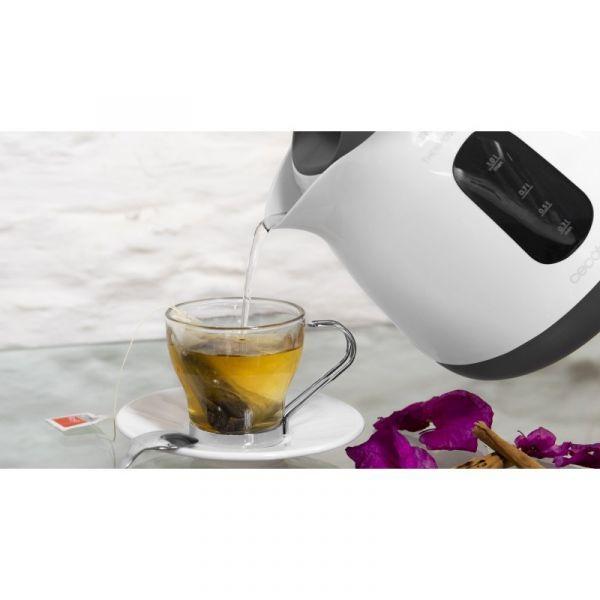 Jarro Elétrico CECOTEC ThermoSense 120 (1100 W - 1 L - Plástico - Branco), miniatura 4