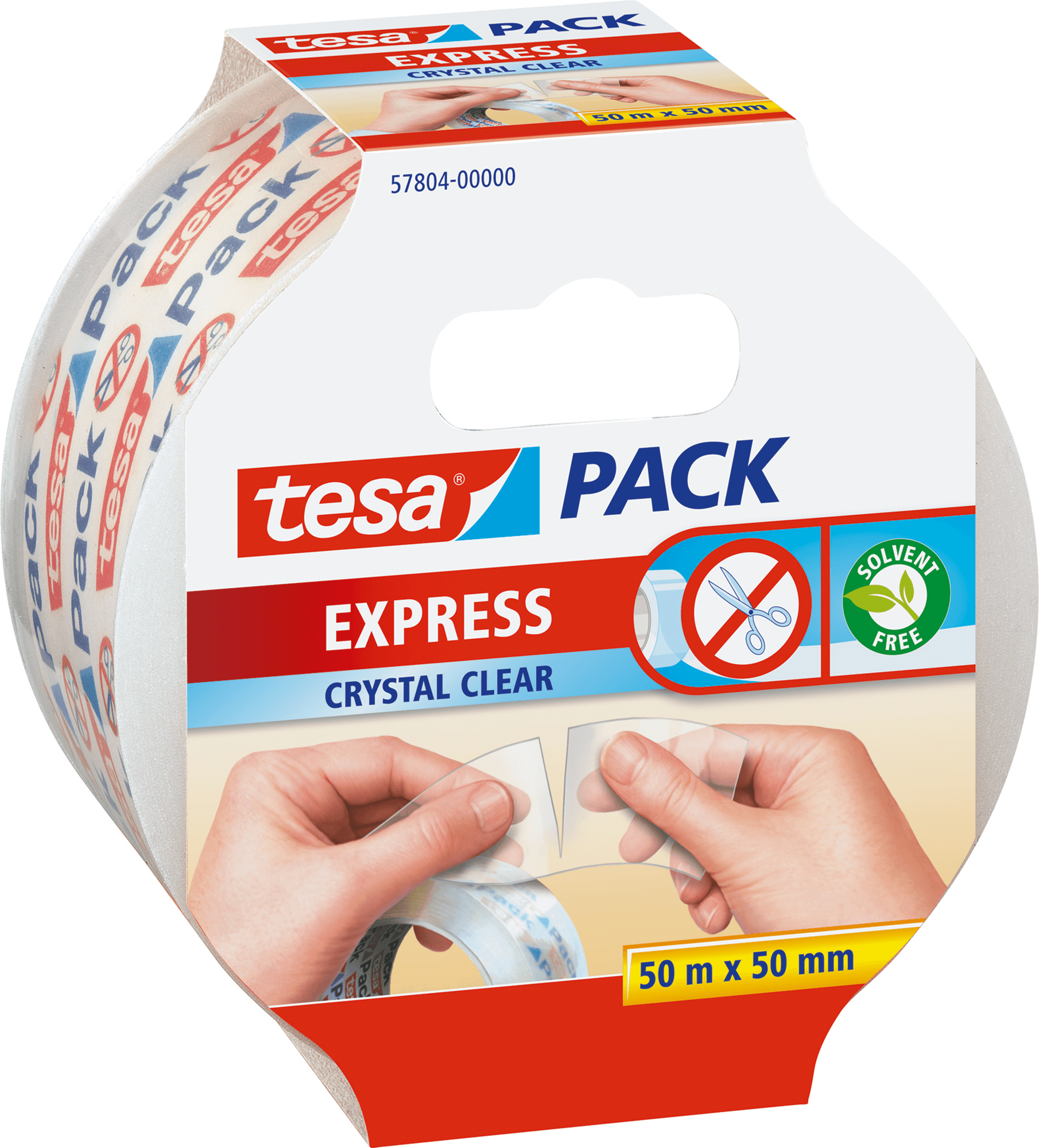 Fita de Embalagem TESA Express 57804-00000-01 (Polipropileno - Transparente)