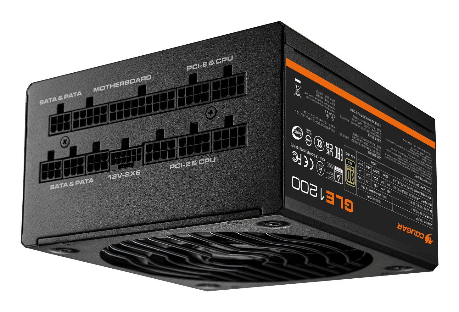 Fonte de Alimentação COUGAR CGR GLE-1000 (ATX - 1000 W - 80 PLUS Gold - Preto), miniatura 4