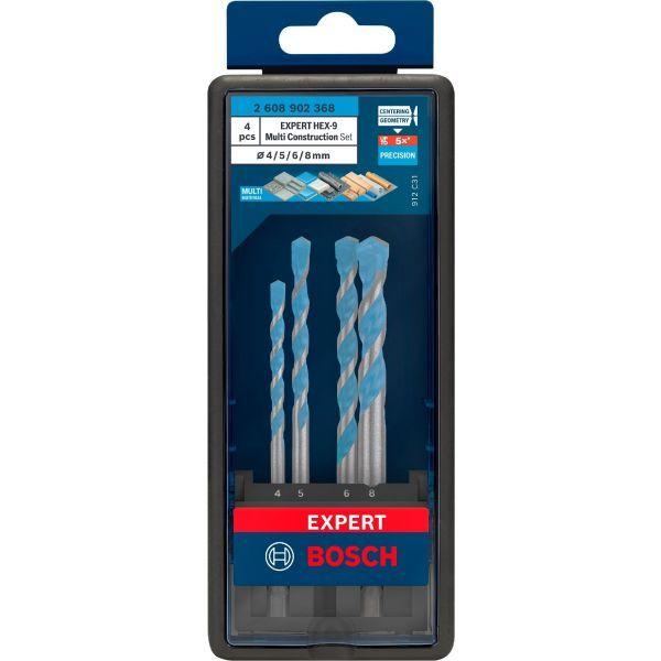 Conjunto de Brocas Multiuso BOSCH EXPERT HEX-9 Multi Construction (4 peças - 4/5/6/8 mm), miniatura 2