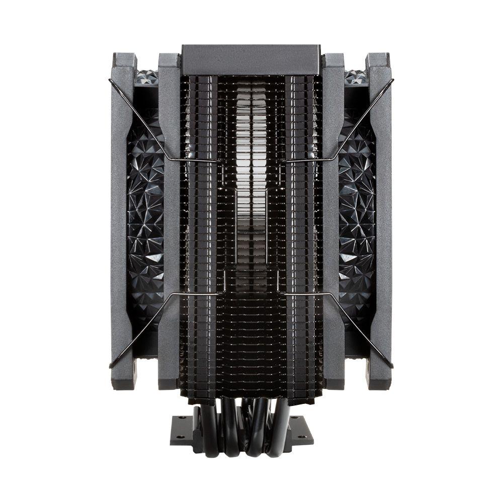 Cooler CPU ABYSM Snow IV ARGB (120 mm - 1600 RPM - Multi - Preto), miniatura 4