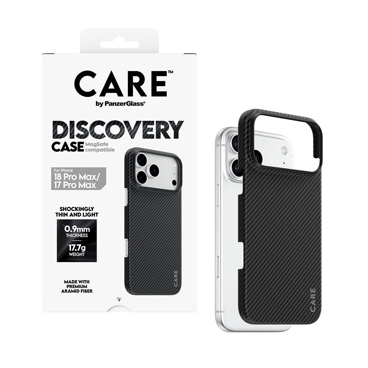 Capa PANZERGLASS CARE Discovery Case para iPhone 17 Pro Max (MagSafe - Preto) — miniatura 5
