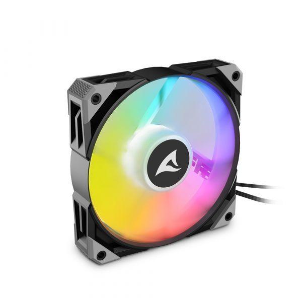 Ventoinha de Caixa SHARKOON Rebel F50 PWM (RGB endereçável - Preto), miniatura 2