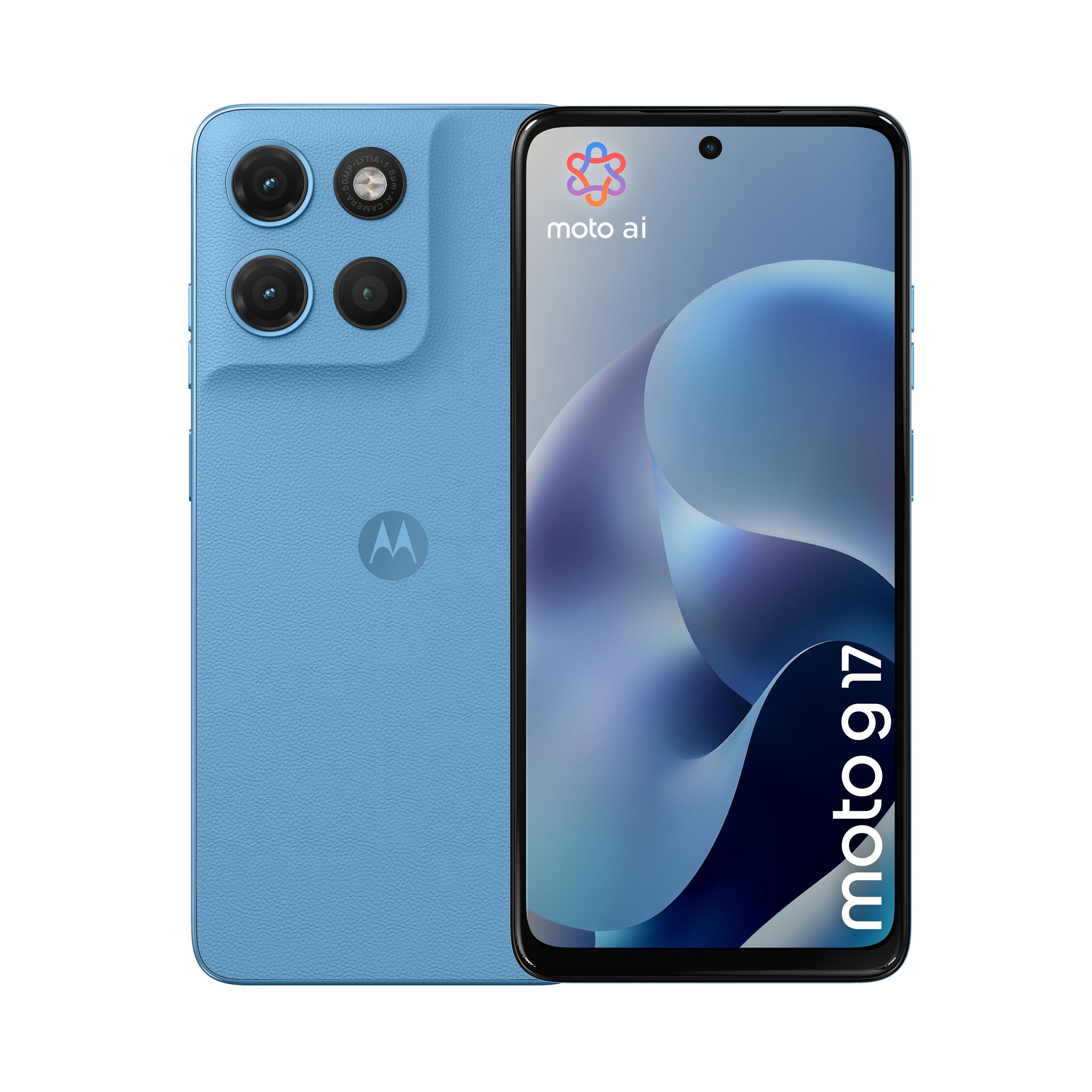 Smartphone MOTOROLA Moto G17 (4GB/128GB - 6,72" - Azul)