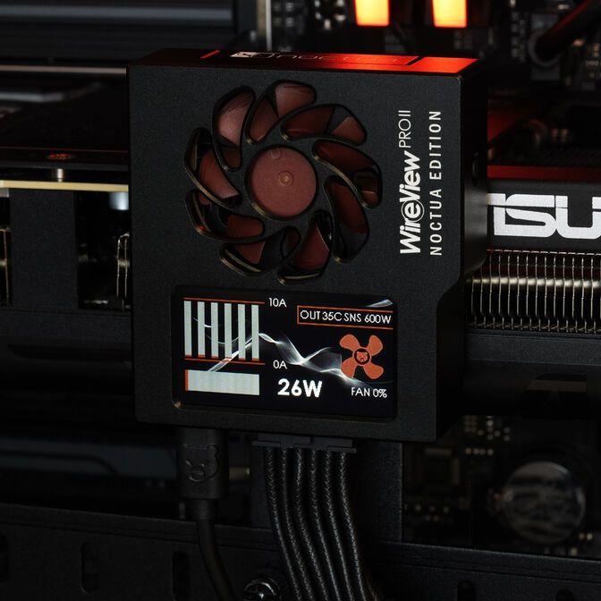 Acessório de Monitorização para GPU THERMAL GRIZZLY WireView Pro II 12V-2x6 N Noctua Edition (Preto), miniatura 3