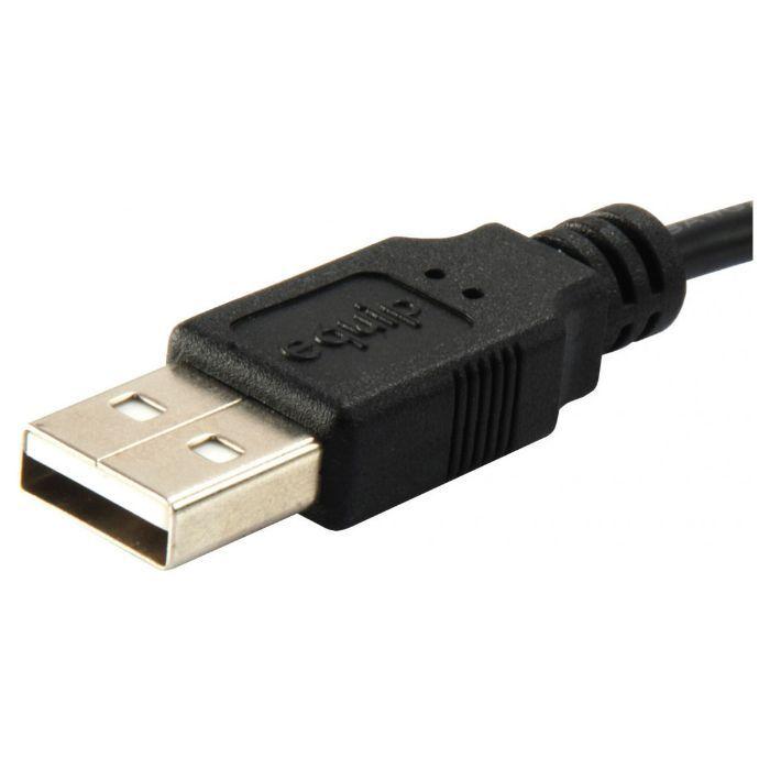 Cabo USB EQUIP 128594 (1 m - Micro-USB B - USB A - Preto) — miniatura 3