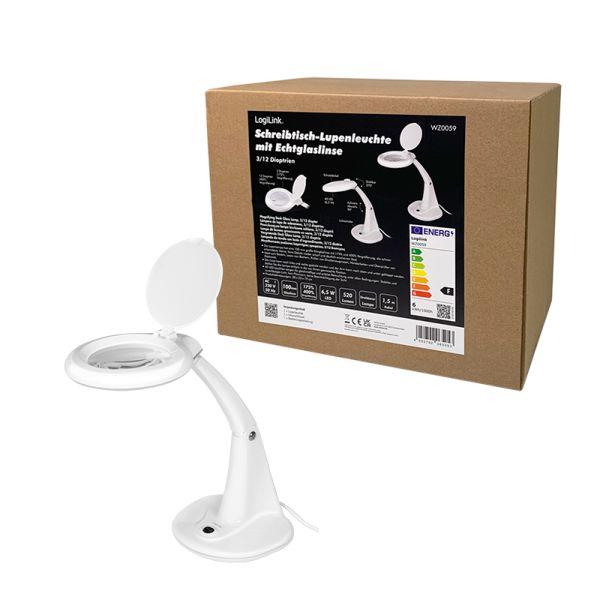 Lupa com Iluminação LOGILINK WZ0059 (6,5 W - 230 V - AC), miniatura 10