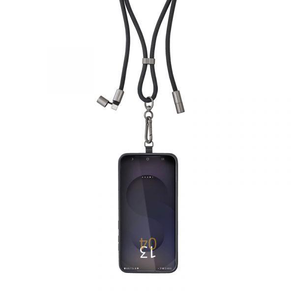 Cabo USB-C INTENSO Lanyard Cable 7991000 (1,65 m - USB-C - Preto) — miniatura 3