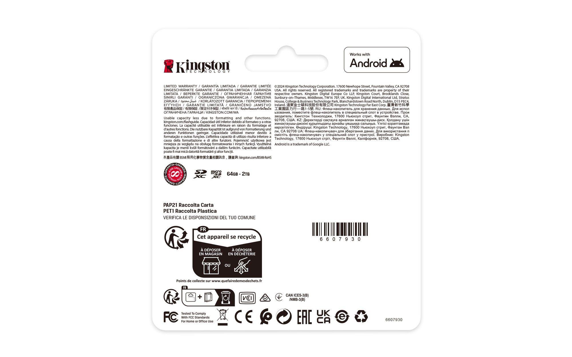 Cartão de Memória KINGSTON Canvas Select Plus Gen3 (1TB - Classe 10 - 150 MB/s - Preto), miniatura 4