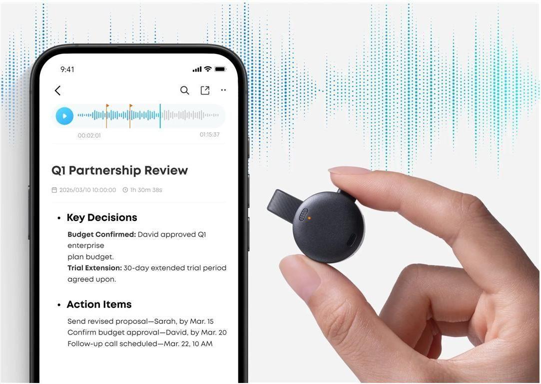 Gravador de Voz Digital ANKER Soundcore Work (Preto)