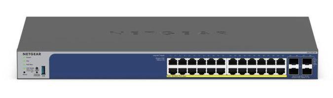 Switch Smart Managed NETGEAR GS728TX-300EUS (10G Ethernet - 10/100/1000 Mbps - 16 MB - Preto) — miniatura 3