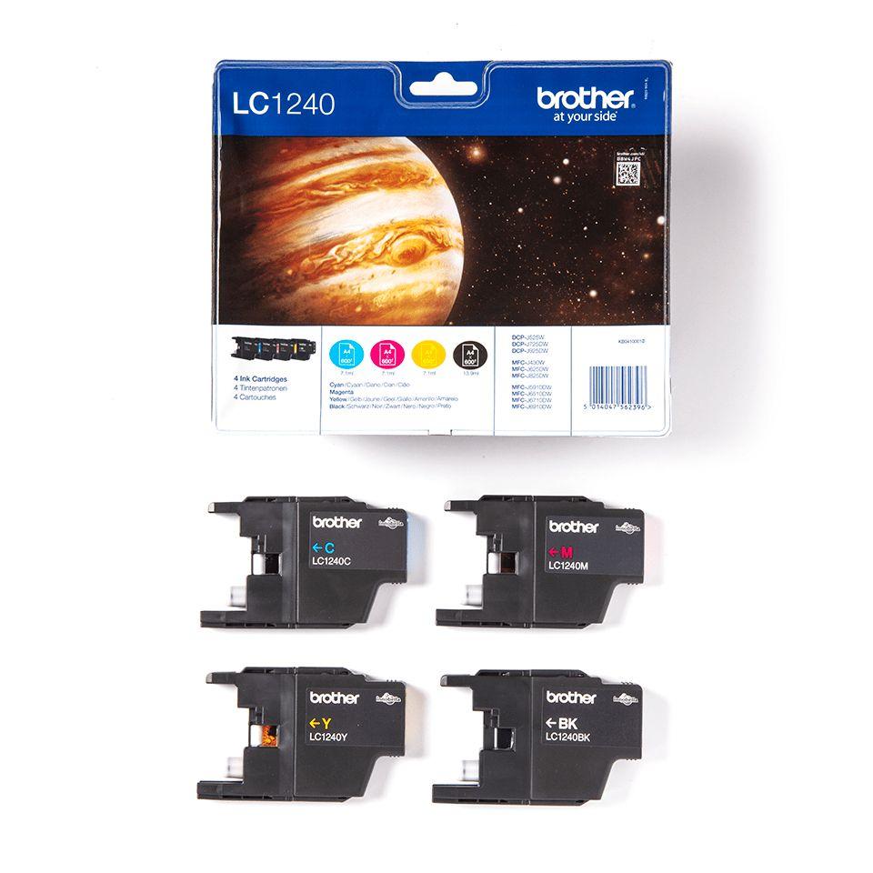 Tinteiros BROTHER LC1240VALBP (600 páginas - Preto, Ciano, Magenta e Amarelo), miniatura 3