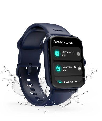Smartwatch HAMA 6010 (Quadrado - Digital - Até 3 m - Azul) — miniatura 7