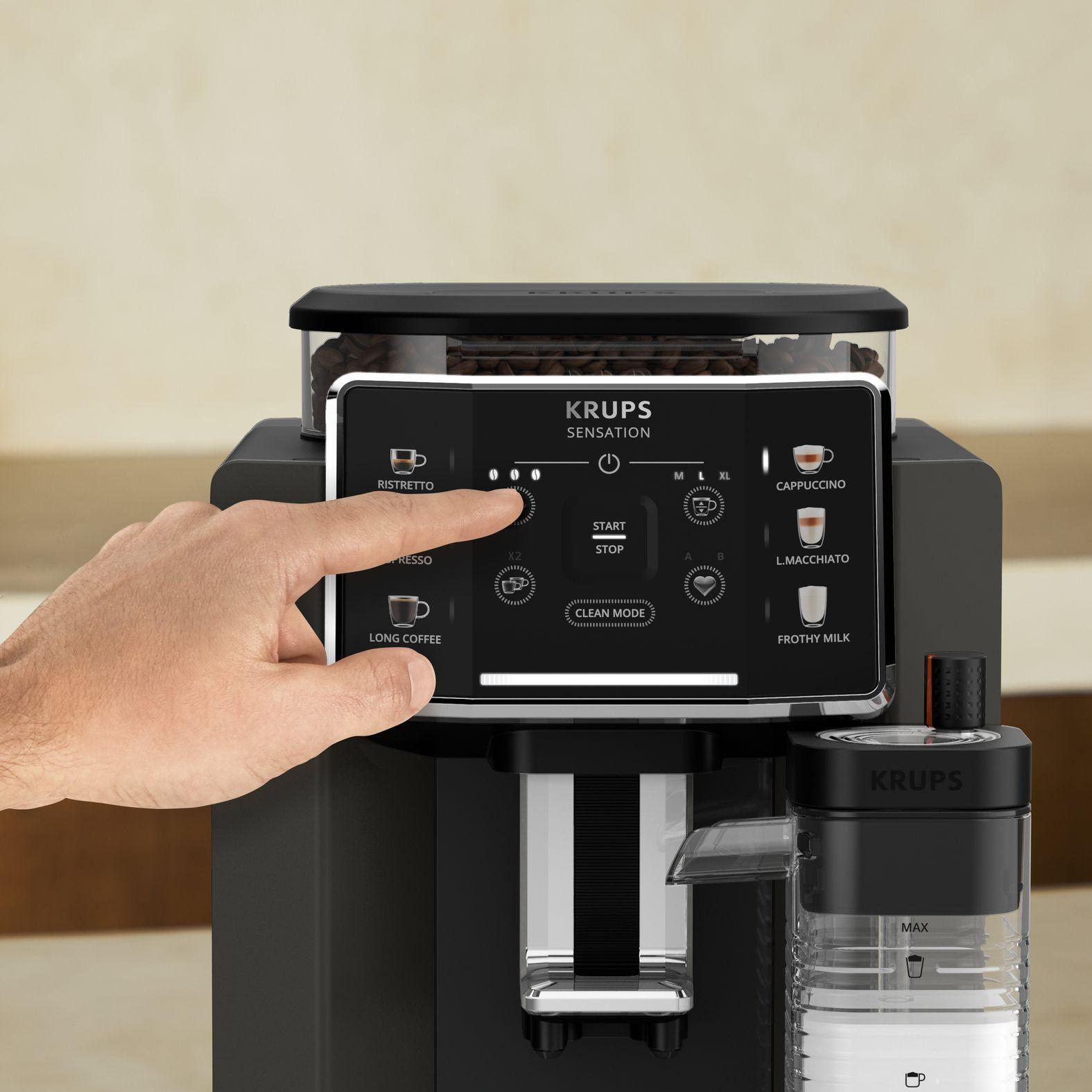 Máquina de Café Expresso Automática KRUPS EA912910 (Grãos de café - 1450 W - 1,7 l - Preto) — miniatura 7