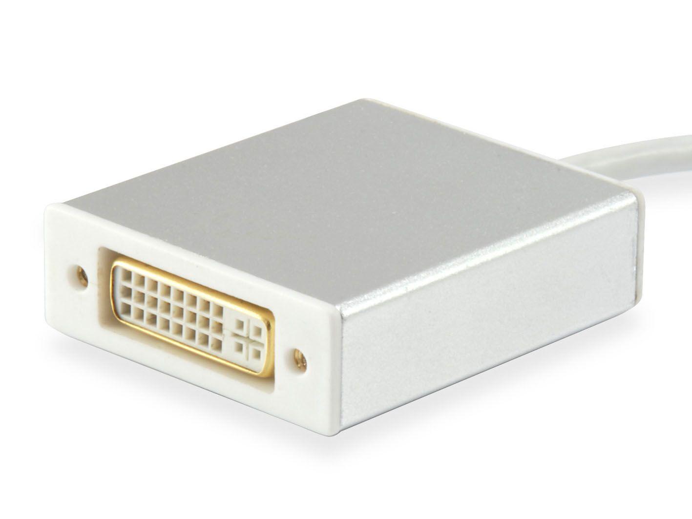 Adaptador USB-C para DVI-I EQUIP 133453 (15 cm - DVI-I - USB Type-C - Branco), miniatura 2