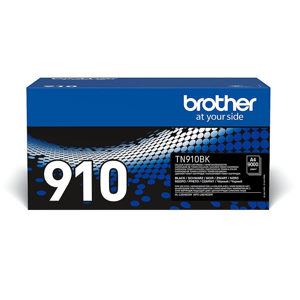 Toner BROTHER TN-910BK (9000 páginas - Preto)