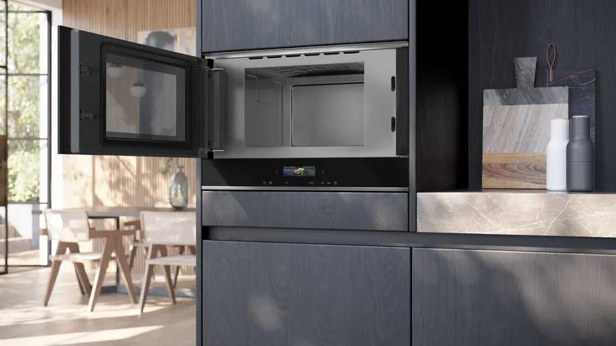 Micro-ondas Encastre SIEMENS iQ700 BF722L1B1 (Altura 38,2 cm - Preto), miniatura 3