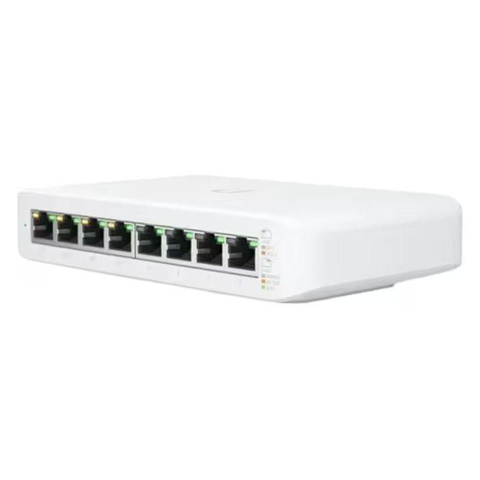 Switch UBIQUITI UniFi Lite USW-LITE-8-POE (8 Gbit/s - L2 - Gigabit Ethernet - Branco) — miniatura 3