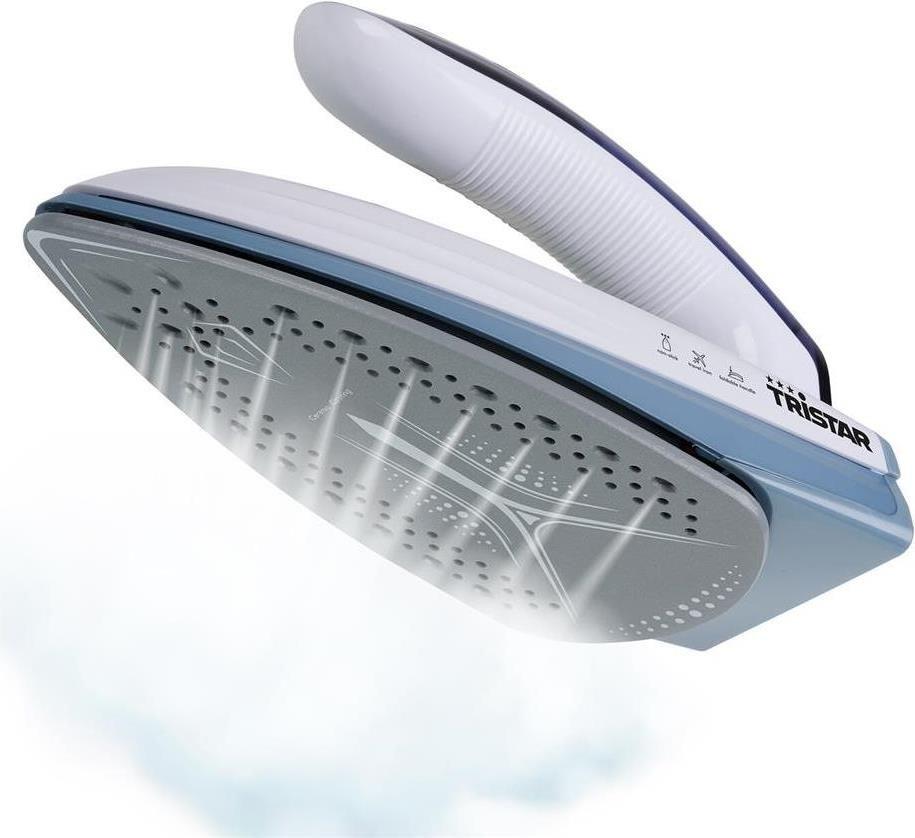 Ferro de Engomar a Vapor de Viagem TRISTAR ST-8152 (1100 W - 0,06 l - Base de cerâmica - Azul)