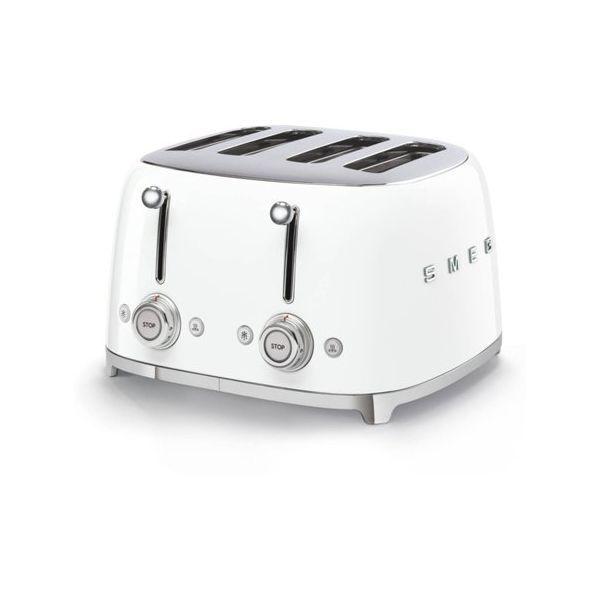 Torradeira SMEG TSF03WHEU (2000 W - 4 fatias - Ferro - Branco)